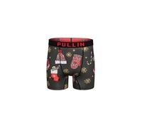 PULLIN - Boxer Long Want, Multicolore, L, Boxer, caleçon Boxeur