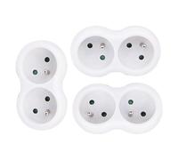 Pullman Lot De 3 Multiprises Biplite Façade Fzb01 02b X3 De La Marque