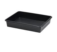 Pullmer Bac de serre, 33 x 25,8 x 6 cm, 1 pièce, en plastique, bac de transport, bac de culture sans trous de fond, idéal pour les plantes, la culture, le jardin