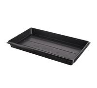 Pullmer Bac de serre 52,5x31,5x5 cm, 1 pièce, pot de plantation en plastique, bac de transport, bacs de germination sans trous au fond - Idéal pour les plantes, les semis, le jardin