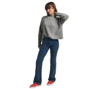 Superdry Vintage Essential Mock Neck Sweater Gris L Femme