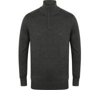 Pullover à manches longues 1/4 zip pour homme Henbury RW5289 (2XL) (Gris chiné)