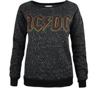 Pullover amplifié pour femme avec logo AC/DC NS4602 (L) (Noir)