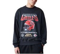 Pullover Boxy - NEW ERA - Kansas City Chiefs - 100% coton - Couleur Rouge - Homme S