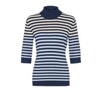 Pullover col roulÃ© cÃŽtelÃ© femme CULTURE Annemette Bleu L