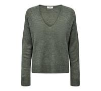 Pullover col v maille femme JDY Elanora Vert 2XL
