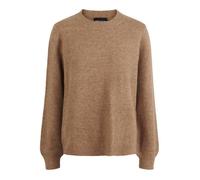 Pullover en laine à col O femme - PIECES - Janita - Fossil - XS S