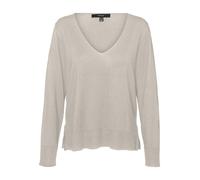 Pullover en tricot pour femme VERO MODA coupe ample Col en V Manches longues Poi