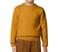 Pullover Enfant Hiver, Pull décontracté pour Enfants, garçons et Filles, Couleur Unie, col Rond, Tricot, Doux, Confortable, Chaud, vêtements d'hiver pour Tout-Petits
