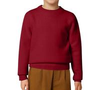 Pullover Enfant Hiver, Pull décontracté pour Enfants, garçons et Filles, Couleur Unie, col Rond, Tricot, Doux, Confortable, Chaud, vêtements d'hiver pour Tout-Petits