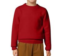 Pullover Enfant Hiver, Pull décontracté pour Enfants, garçons et Filles, Couleur Unie, col Rond, Tricot, Doux, Confortable, Chaud, vêtements d'hiver pour Tout-Petits