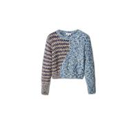 Pullover femme Desigual Clío - bleu/beige - S XL