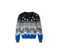 Pullover femme Desigual Colorado - bleu/blanc - XL XL