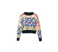Desigual, Femme, Pulls, Multicolore, Taille: 42 FR Tricot à col rond