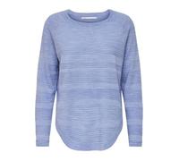 Pullover femme - Only - Onlcaviar Noos - Bleu - Tricot structuré - Manches longues M