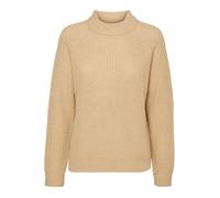 Pullover femme - Vero Moda - Vmlea - Col montant - Blanc - Coupe régulière XS