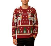 Pullover Homme Hiver - Manteau pull confortable et confortable Tricot ample élégant pour confort de l'automne de l'hiver joie des fêtes Coupe décontractée parfaite pour une garde-robe de style coréen