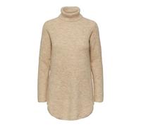 Pullover long femme Pieces Ellen Beige L