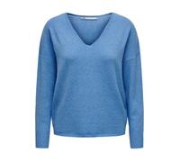 Pullover - Only - Onlrica life - Col V - Bleu - Femme - Provence L