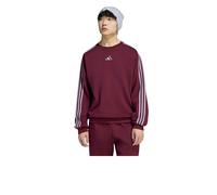 Pullover Sweatshirt HOMME Adidas Bordeaux Essentials 3 stripes Fleece Crew