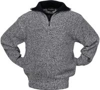 Pullover taille XL noir/blanc chiné