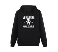 Pullover Warm Hoodies Scream Woodsboro High School Horror Club Logo Men's Black Mens Hoody Black XL
