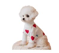 Pulls à Motifs for Animaux de Compagnie for Chiens de Petite et Moyenne Taille, vêtements Chauds d'automne et d'hiver, Pulls à col roulé(W3,XL 14-18jin)