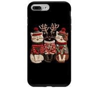 Pulls de Noël pour Chats Mignons Friends Coque pour iPhone 7 Plus/8 Plus