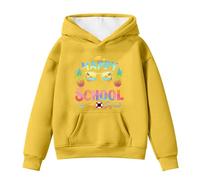 Pulls Enfants Filles Sweats à Capuche et Sweatshirts Enfants Dessin Animé Imprimé Sweat à Capuche à Manches Longues avec Cordon de Serrage Poche Coupe Décontractée pour le Quotidien Tenue Scolaire