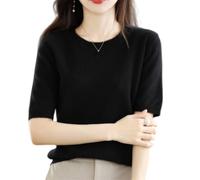 Pulls Femme,Pull Sans Manches À Col Rond Et Coupe Ajustée Pour Femme