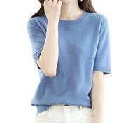 Pulls Femme,Pull Sans Manches À Col Rond Et Coupe Ajustée Pour Femme