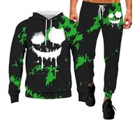 Pulls Halloween Décontracté Homme claboussures de Sang Streetwear Vintage Classique Manches Longues Chaudes Vêtements Chauds Hiver Citrouille Drôle Amusant Costume Déguisement