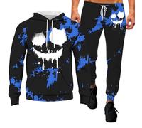 Pulls Halloween Décontracté Homme claboussures de Sang Streetwear Vintage Classique Manches Longues Chaudes Vêtements Chauds Hiver Citrouille Drôle Amusant Costume Déguisement
