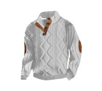 Pulls Homme Zip Pullover Tricoté Sweat à Col Roulé Thermique Viking Norse Mythology Pull à Manches Longues pour Hommes Jacquard Sweatshirts Vêtements d'automne Et d'hiver