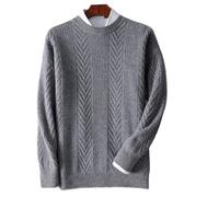 Pulls Pull en Laine épais à col Rond for Homme, Pull épais en Laine, Tricot à Bascule, décontracté, Business, Nouvelle Collection Automne et Hiver Pulls pour Hommes(C,S)