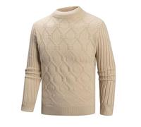 PullsGilets Et Sweats HommeSweatshirts HommeSweat Pull À Col Rond Loisirs Et Mode Automne Et Hiver Tricot Sweatshirts Manches Longues Slim Fit Épaisse Chandail Décontracté Simple Classique