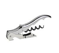 PULLTAP'S GENUINE Slider Boss 150 - Tire-bouchon de serveur premium professionnel, fabriqué en Espagne, avec double levier articulé, couteau coupe-capsule type cutter et décapsuleur (chromé)