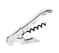 PULLTAP'S GENUINE Tire-bouchon à deux temps pour usage professionnel Classic 500, chromé, breveté et fabriqué en Espagne