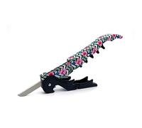 Pulltap's Tire-bouchon en forme de clé pour bouteille de vin - Collection Floral 900 - Noir