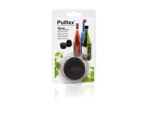 Pulltex Blister - Bouchon à vin - Silicone - Noir