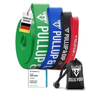 PULLUP & DIP Bandes de Résistance Bande Élastique avec Sac, Guide d'exercice et Ancrage de Porte (Sets), Bandes de Traction, Pull-Up, Bande de Fitness pour d'Entraînement, Calisthenics