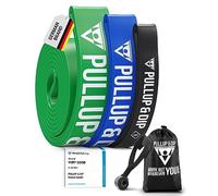 PULLUP & DIP Bandes de Résistance Bande Élastique avec Sac, Guide d'exercice et Ancrage de Porte (Sets), Bandes de Traction, Pull-Up, Bande de Fitness pour d'Entraînement, Calisthenics