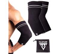 PULLUP & DIP Coudières pour Hommes et Femmes, 1 Paire Coudière de Fitness, Stabilise les Articulations, Coudière de Tennis Antidérapante, coudières pour Calisthenics, Musculation et Basketball