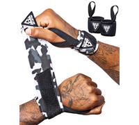 PULLUP & DIP Protège Poignet, Wrist Wraps pour Le Fitness, Calisthenics, Crossfit, Bodybuilding & Musculation, Bande de Support Poignet Professionnels pour Femmes et Hommes - Camouflage
