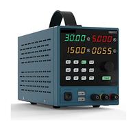 PULME Alimentations DC programmables Alimentation CC (0-30 V 0-10 A) Mini Alimentation numérique à Interrupteur Variable avec Bouton d'activation/désactivation de Sortie (Color : HM-305T 30V 5A)