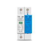 PULME Parafoudre AC SPD 1P + NPE 50KA T1 T2 385V 255V Protection Contre Les surtensions for la Maison Dispositif de Protection Contre Les surtensions Basse Tension (Size : 275V)