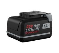 PULMIC Batterie Lithium 25V Max 4Ah pour Outils 25V Max, 100.8Wh, 21,6V Nominal, Compatible Écosystème Pulmic, Batterie Rechargeable Haute Autonomie pour Outils de Jardin