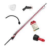 Pulmic Lance de Pulvérisation Télescopique 5 m d'Hauteur - Perche en Fibre de Verre Légère. Idéale pour le Démoussage, le Nettoyage de Toiture, Murs et Façades. Buse Réglable Qualité Professionnelle