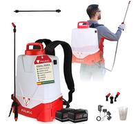PULMIC Pegasus 15L Pulvérisateur Électrique à Dos avec 2 Batteries Lithium 25V Max, Pulvérisateur Dorsal Jardin Agricole, Jusqu’à 15h par Batterie