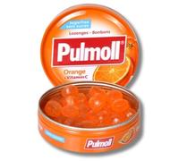 Pulmoll Bonbons orange sans sucres 45 g